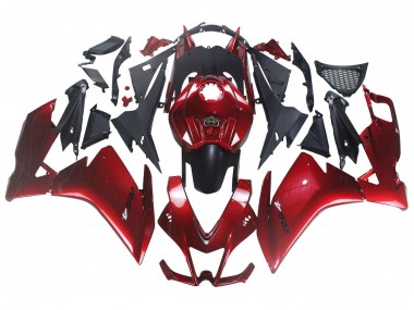 Carenado Moto Aprilia RS4 50 125 2012-2018 - Rojo Negro Mate Asequibles