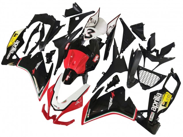 Carenados Moto Aprilia RS4 50 125 2012-2018 - Blanco Rojo Amarillo Negro Brillante Asequibles