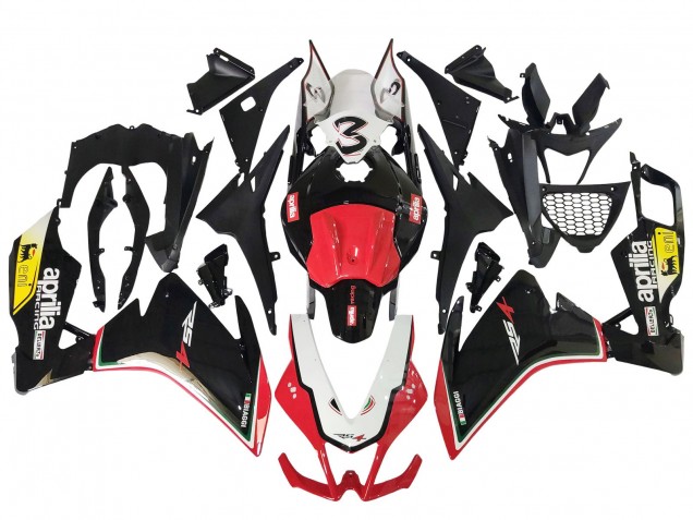 Carenados Moto Aprilia RS4 50 125 2012-2018 - Blanco Rojo Amarillo Negro Brillante Asequibles