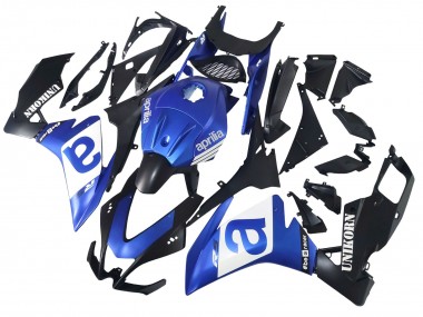 Carenados Moto Aprilia RS4 50 125 2012-2018 - Azul Blanco Negro Mate Asequibles