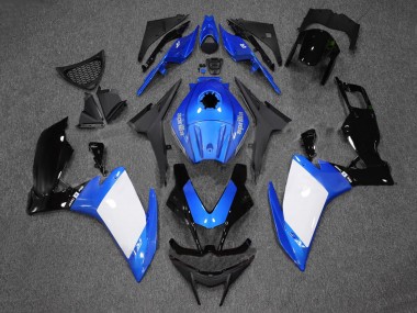Carenados Moto Aprilia RS4 50 125 2012-2018 - Azul Blanco Negro Brillante Asequibles