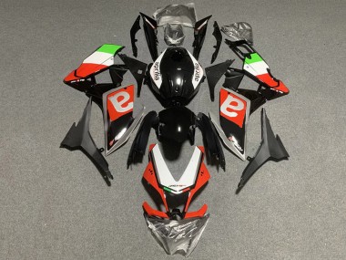 Carenados Moto Aprilia RS4 50 125 2012-2018 - Blanco Verde Rojo Negro Brillante Asequibles