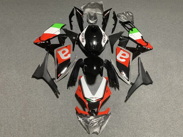 Carenados Moto Aprilia RS4 50 125 2012-2018 - Blanco Verde Rojo Negro Brillante Asequibles