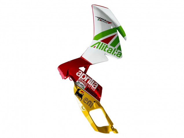 Carenado Moto Aprilia RS4 50 125 2012-2018 - Blanco Rojo Verde Amarillo Alitalia Asequibles