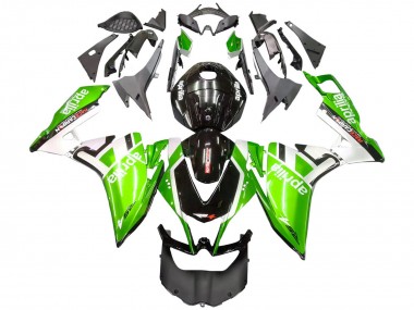 Carenados Moto Aprilia RS4 50 125 2012-2018 - Blanco Verde Negro Brillante Asequibles