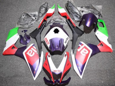 Carenados Moto Aprilia RS4 50 125 2012-2018 - Blanco Verde Rojo Púrpura Asequibles