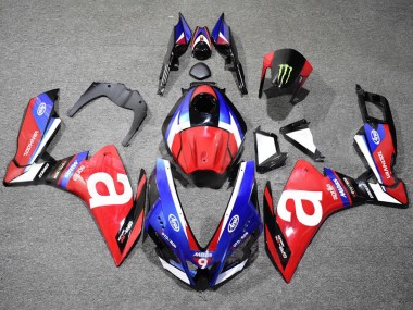 Carenados Moto Aprilia RS4 50 125 2012-2018 - Blanco Azul Rojo Asequibles