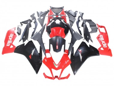 Carenados Moto Aprilia RS4 50 125 2012-2018 - Rojo Negro Brillante Asequibles