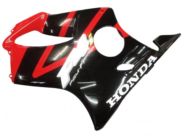 Carenado Moto Honda CBR600 F4i 2004-2007 - Rojo Negro Brillante Asequibles