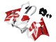 Carenados Moto Honda CBR600 F4i 2004-2007 - Blanco Rojo Asequibles