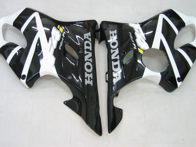 Carenado Moto Honda CBR600 F4i 2004-2007 - Blanco Negro Brillante Asequibles