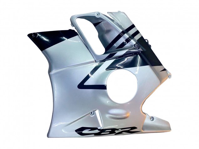 Carenados Moto Honda CBR600 F2 1991-1994 - Plata Negro Brillante Asequibles