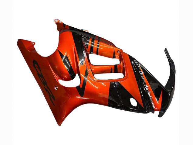 Carenados Moto Honda CBR600 F3 1995-1996 - Naranja Negro Brillante Asequibles