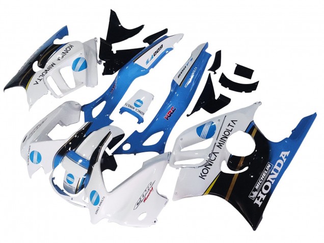 Carenados Moto Honda CBR600 F3 1997-1998 - Blanco Azul Negro Brillante Asequibles