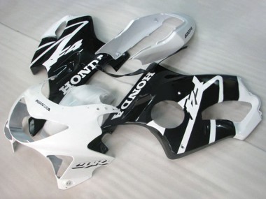 Carenados Moto Honda CBR600 F4 1999-2000 - Blanco Negro Brillante Asequibles