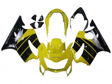 Carenados Moto Honda CBR600 F4 1999-2000 - Amarillo Negro Brillante Asequibles