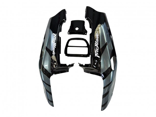 Carenados Moto Honda CBR900RR 893 1992-1993 - Plata Negro Brillante Asequibles