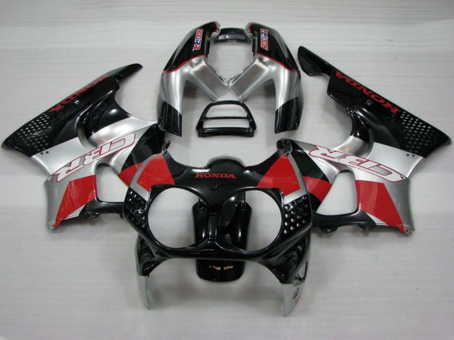 Carenados Moto Honda CBR900RR 893 1992-1993 - Plata Rojo Negro Brillante Asequibles