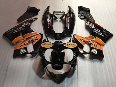 Carenados Moto Honda CBR900RR 893 1992-1993 - Negro Brillante Naranja Hm Plant Asequibles