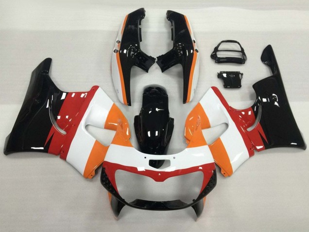 Carenados Moto Honda CBR900RR 893 1994-1995 - Naranja Blanco Rojo Negro Brillante Asequibles