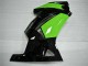 Carenados Moto Kawasaki EX250 2008-2012 - Negro Brillante Verde Asequibles