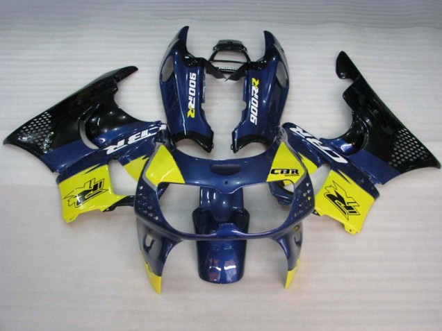Carenados Moto Honda CBR900RR 893 1994-1995 - Azul Amarillo Negro Brillante Asequibles