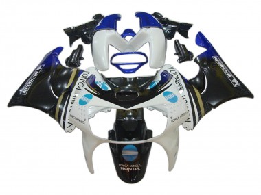 Carenados Moto Honda CBR900RR 919 1998-1999 - Blanco Azul Negro Brillante Konica Minolta Asequibles