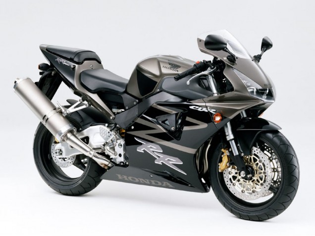 Carenados Moto Honda CBR900RR 919 1998-1999 - Negro Brillante Blanco Calcomanías Asequibles