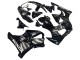 Carenados Moto Honda CBR900RR 919 1998-1999 - Negro Brillante Blanco Calcomanías Asequibles