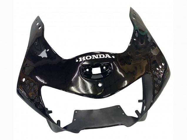 Carenados Moto Honda CBR900RR 919 1998-1999 - Negro Brillante Blanco Calcomanías Asequibles
