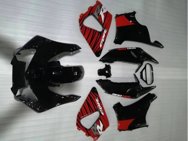 Carenados Moto Honda CBR900RR 919 1998-1999 - Rojo Negro Brillante Asequibles