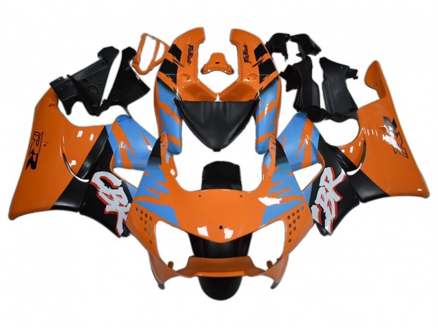 Carenados Moto Honda CBR900RR 919 1998-1999 - Naranja Azul Negro Mate Asequibles