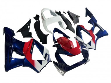 Carenado Moto Honda CBR900RR 929 2000-2001 - Blanco Rojo Azul Asequibles