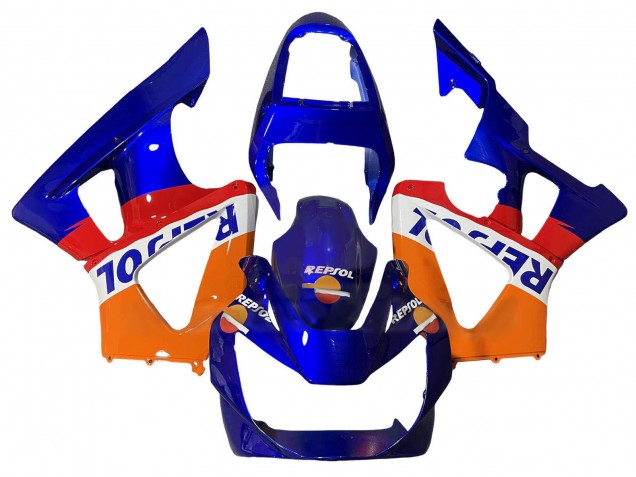 Carenados Moto Honda CBR900RR 929 2000-2001 - Naranja Blanco Rojo Azul Repsol Asequibles