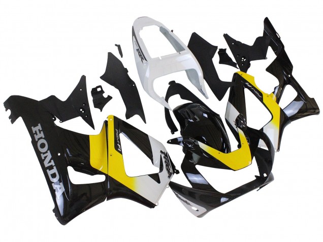 Carenados Moto Honda CBR900RR 929 2000-2001 - Blanco Amarillo Negro Brillante Asequibles