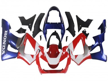 Carenados Moto Honda CBR900RR 929 2000-2001 - Plata Rojo Azul Asequibles