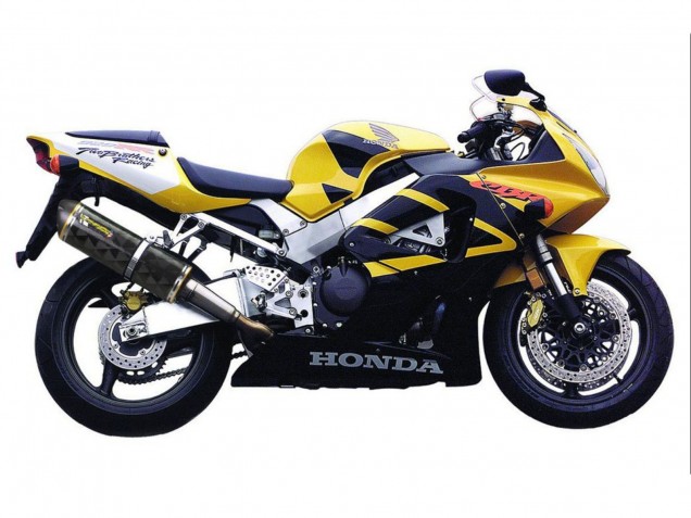 Carenados Moto Honda CBR900RR 929 2000-2001 - Amarillo Azul Oscuro Asequibles