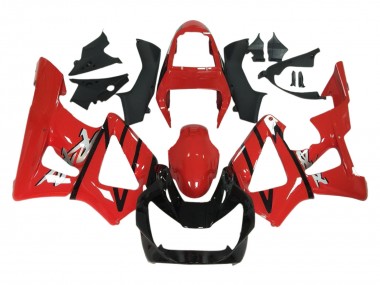 Carenados Moto Honda CBR900RR 929 2000-2001 - Rojo Negro Brillante Asequibles