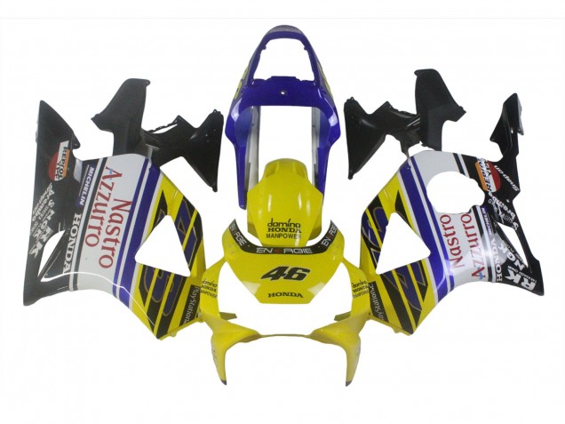 Carenados Moto Honda CBR900RR 954 2002-2003 - Azul Amarillo Negro Brillante Rojo Nastro Azzurro 46 Asequibles