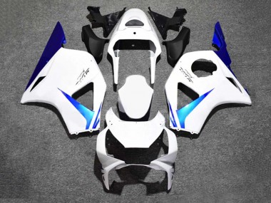 Carenados Moto Honda CBR900RR 954 2002-2003 - Blanco Azul Asequibles
