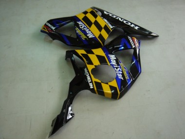Carenados Moto Honda CBR900RR 954 2002-2003 - Azul Amarillo Negro Brillante Telefonica MoviStar Castrol Asequibles