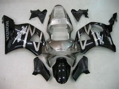 Carenados Moto Honda CBR900RR 954 2002-2003 - Plata Negro Brillante Asequibles
