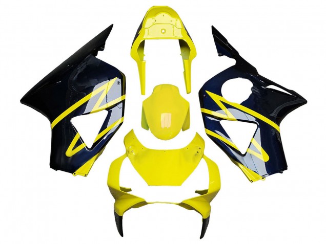 Carenados Moto Honda CBR900RR 954 2002-2003 - Amarillo Plata Negro Asequibles