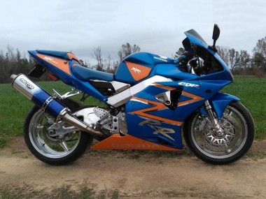 Carenados Moto Honda CBR900RR 954 2002-2003 - Naranja Azul Asequibles