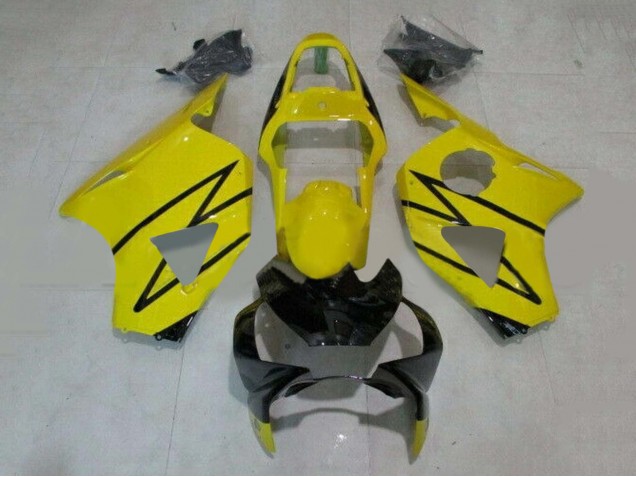 Carenados Moto Honda CBR900RR 954 2002-2003 - Amarillo Negro Brillante Asequibles