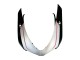 Carenados Moto Ducati 848 2007-2014 - Blanco Rosa Negro Brillante Connie Asequibles