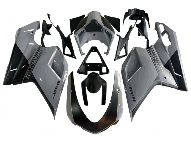 Carenados Moto Ducati 848 2007-2014 - Plata Oro Negro Mate Asequibles