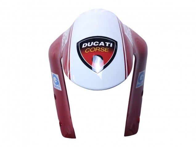 Carenados Moto Ducati 848/1098/1198 2007-2014 - Blanco Rojo Negro Brillante Valsir Xerox Asequibles