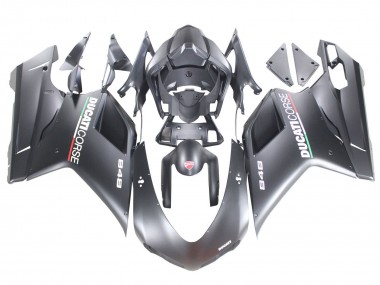 Carenados Moto Ducati 848 2007-2014 - Gris Mate Asequibles