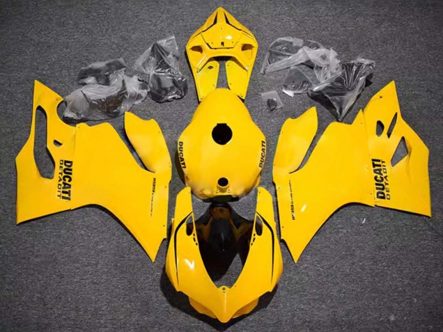 Carenados Moto Ducati Panigale 899/1199 2011-2014 - Amarillo Brillante Asequibles